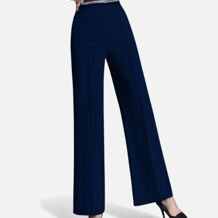 Lydia | High-Waist Asymmetric Pocket Trousers