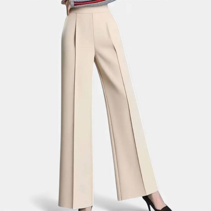 Lydia | High-Waist Asymmetric Pocket Trousers