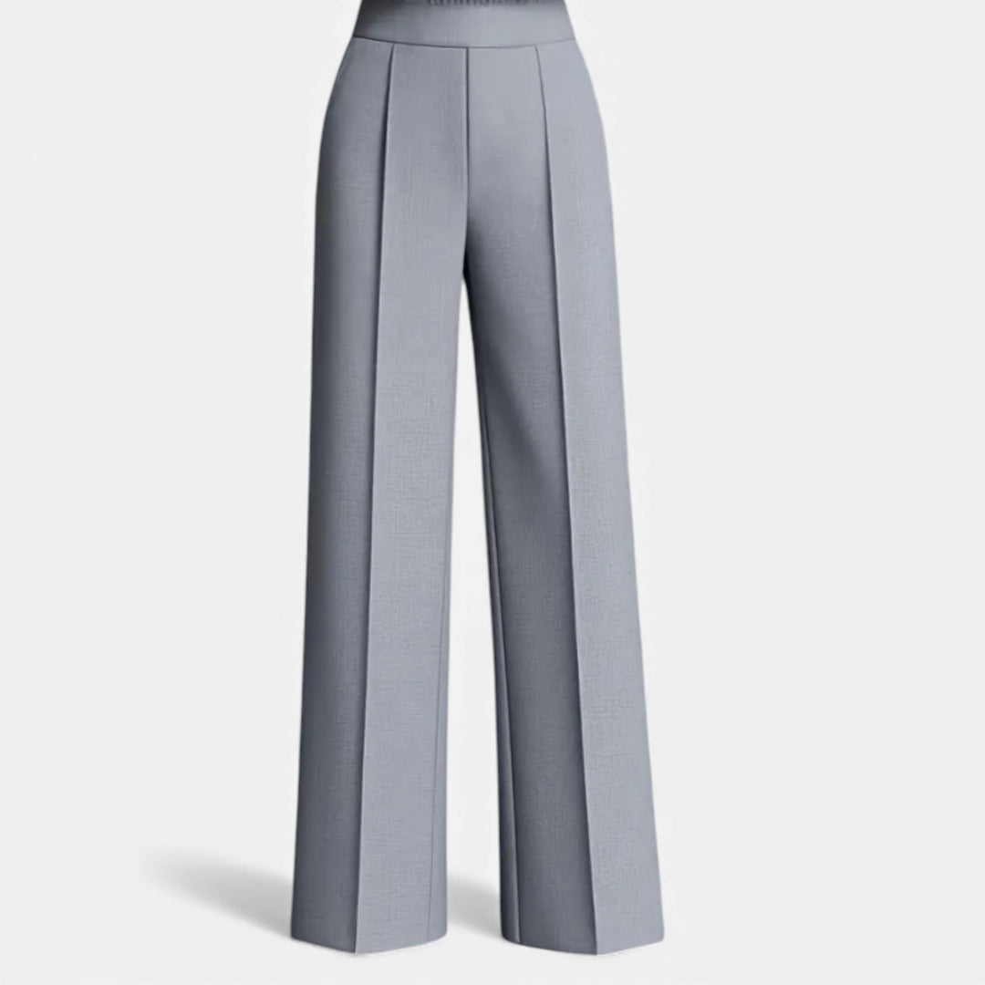 Lydia | High-Waist Asymmetric Pocket Trousers