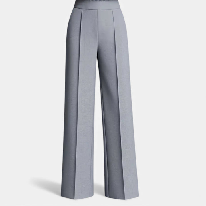 Lydia | High-Waist Asymmetric Pocket Trousers