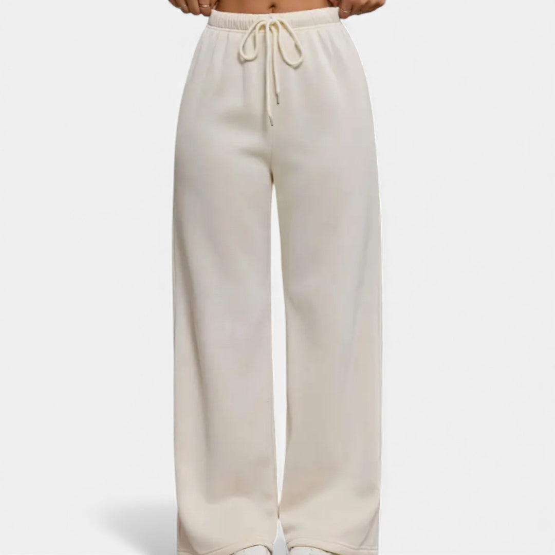 Tessa | Fleece-Lined Winter Straight Trousers