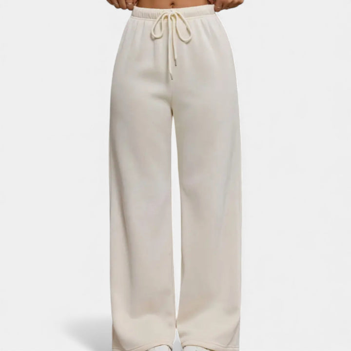 Tessa | Fleece-Lined Winter Straight Trousers