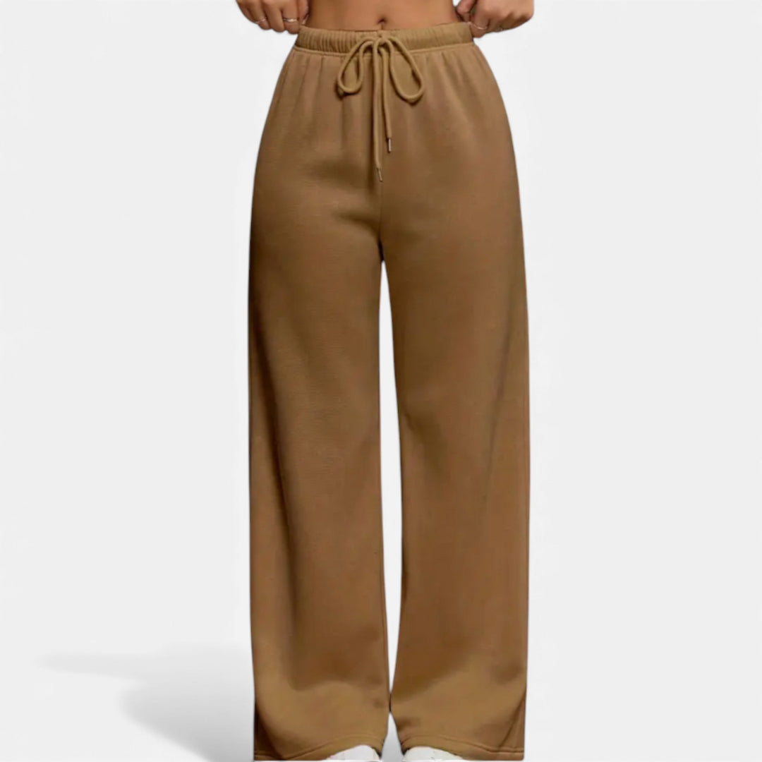 Tessa | Fleece-Lined Winter Straight Trousers