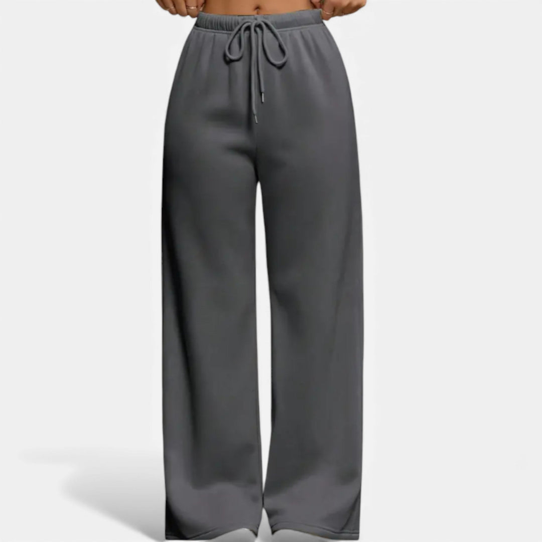 Tessa | Fleece-Lined Winter Straight Trousers