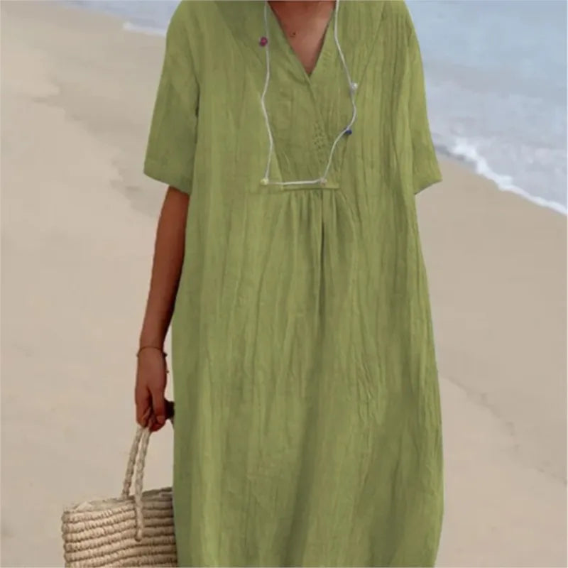 Silvana™ | Relaxed Textured Maxi Dress