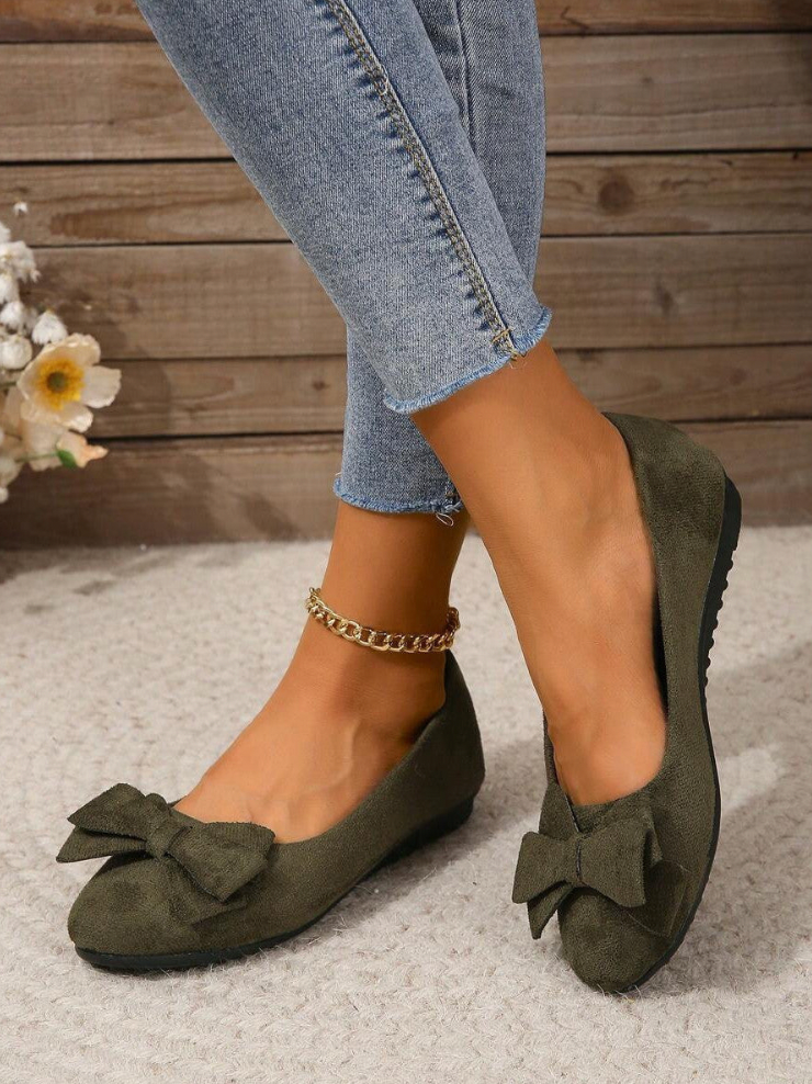 Isla | Slip-On Summer Loafers with Decorative Bow