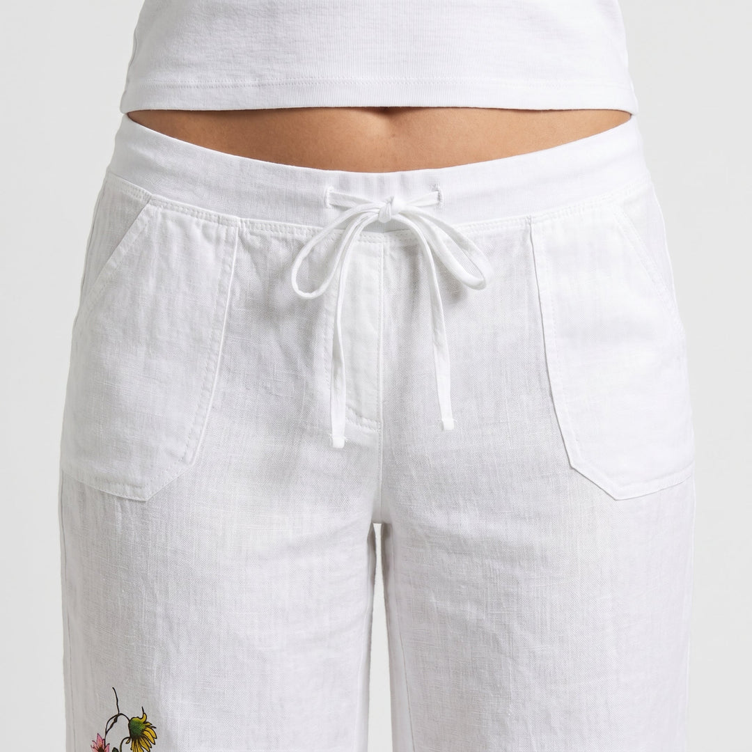 Clara | Wide Leg Linen Summer Pants, Breathable,