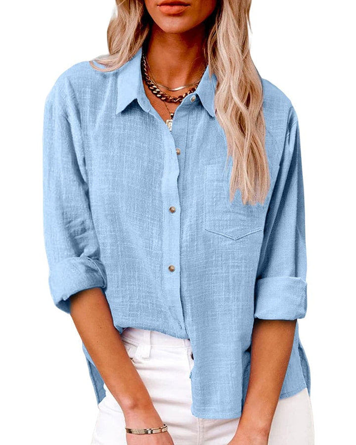 Sophia | Cotton-Linen Blouse – Airy and Ultra-Light
