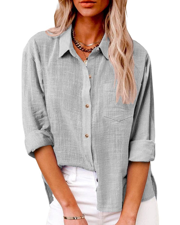 Sophia | Cotton-Linen Blouse – Airy and Ultra-Light