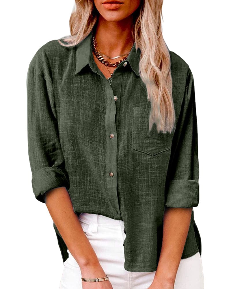 Sophia | Cotton-Linen Blouse – Airy and Ultra-Light