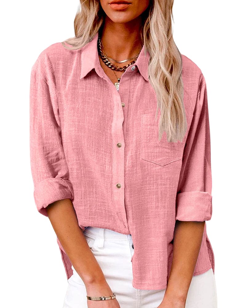 Sophia | Cotton-Linen Blouse – Airy and Ultra-Light