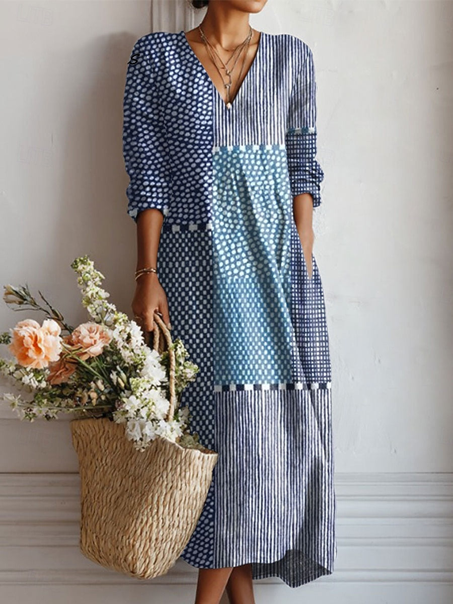 Mabel | Elegant Maxi Dress – Light with Airy Chiffon
