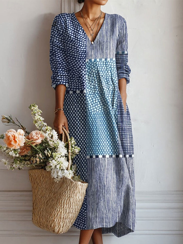 Mabel | Elegant Maxi Dress – Light with Airy Chiffon