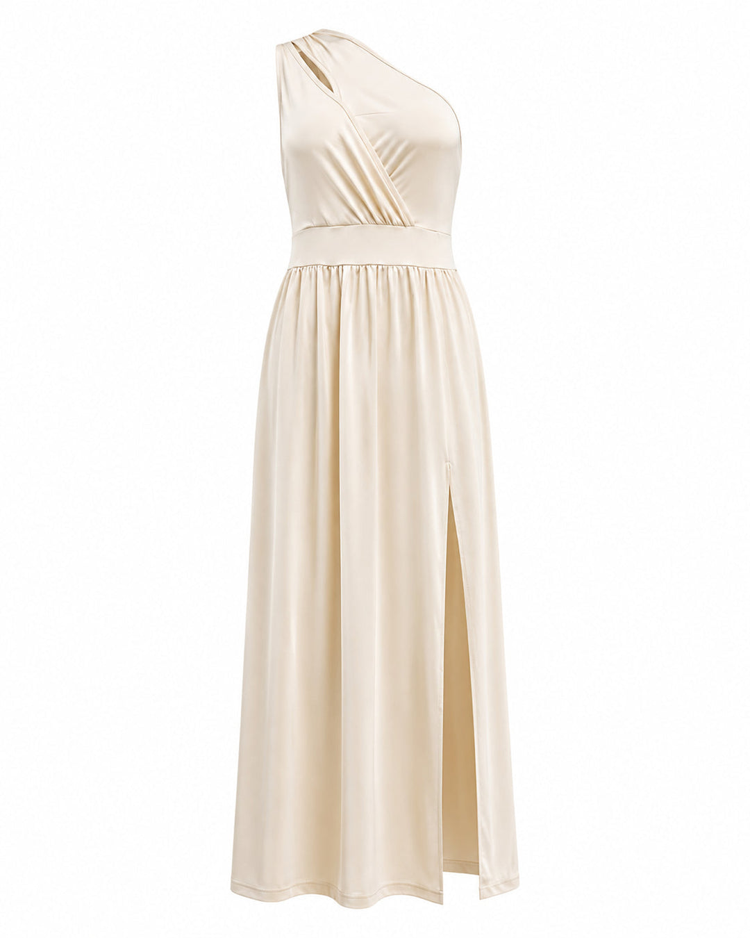 Margot | Evening Maxi Dress – One-Shoulder Design and with Leg Slit