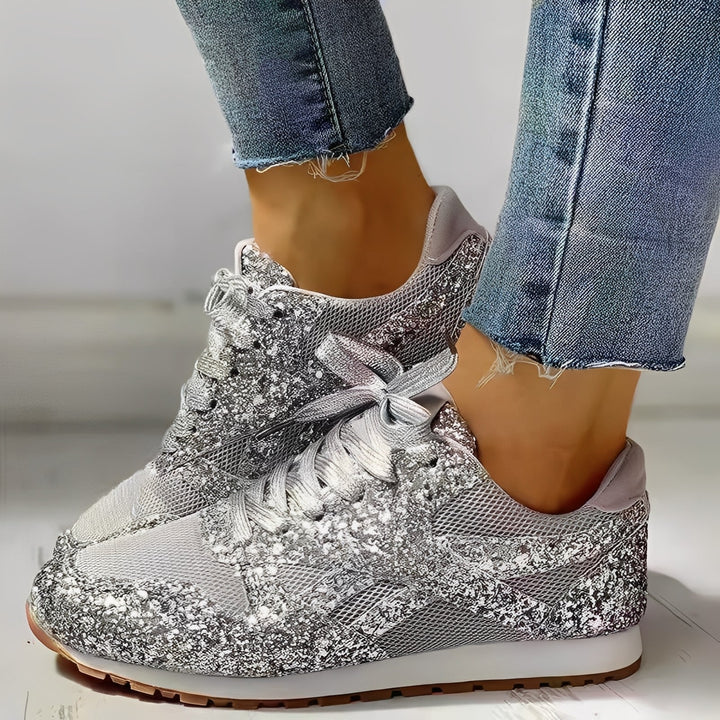 Aurora | Glitter Sneakers – Sparkle Breathable Mesh