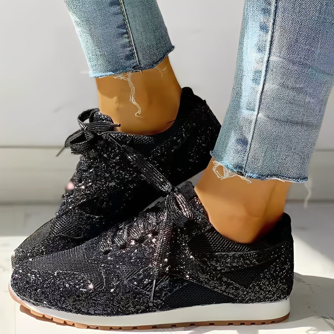 Aurora | Glitter Sneakers – Sparkle Breathable Mesh