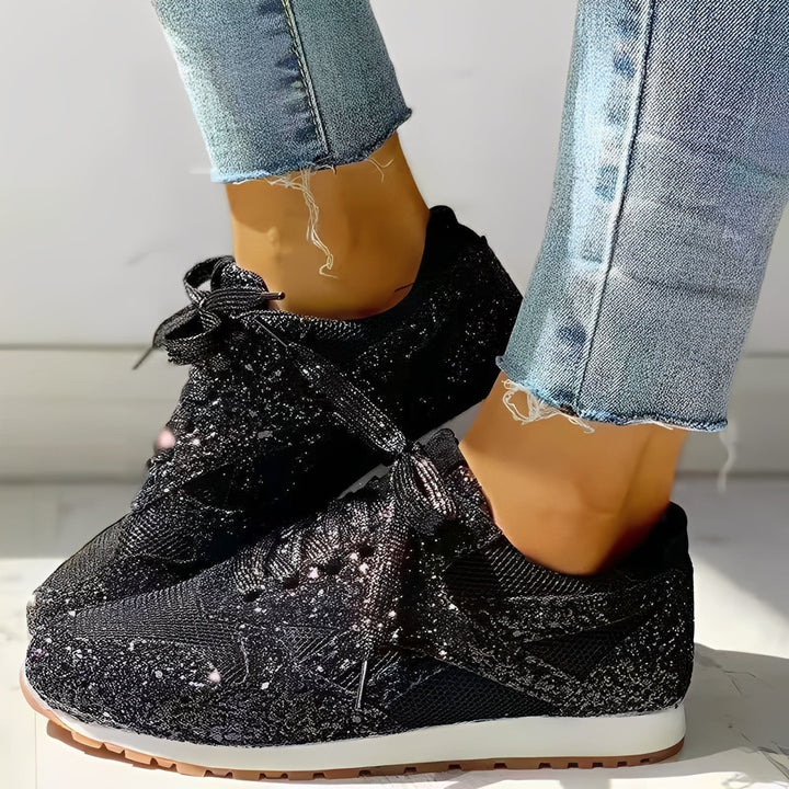 Aurora | Glitter Sneakers – Sparkle Breathable Mesh