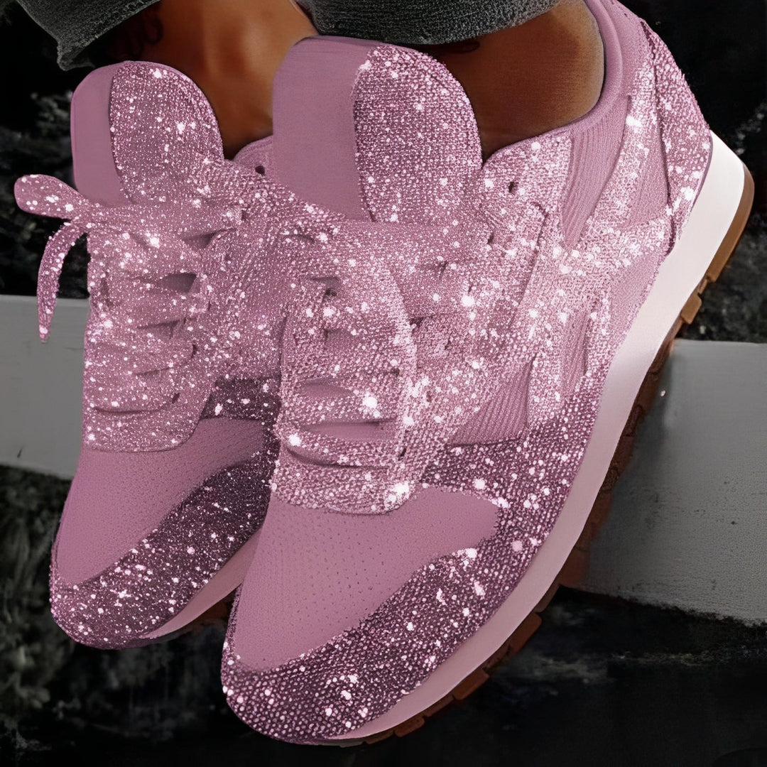 Aurora | Glitter Sneakers – Sparkle Breathable Mesh