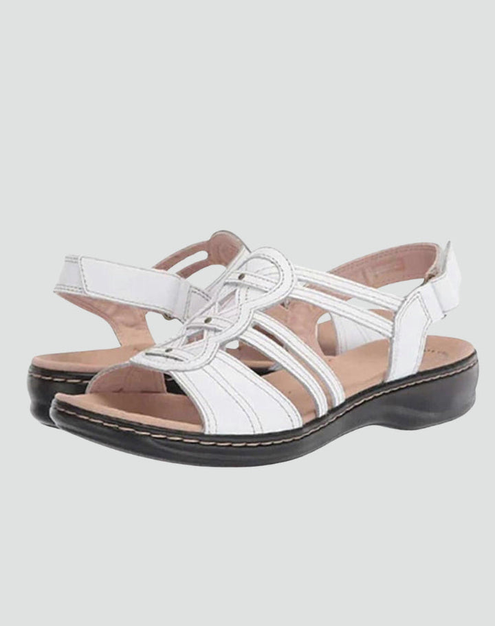 Lucy | Hook-and-Loop Sandals – Cushioned Footbed Sole