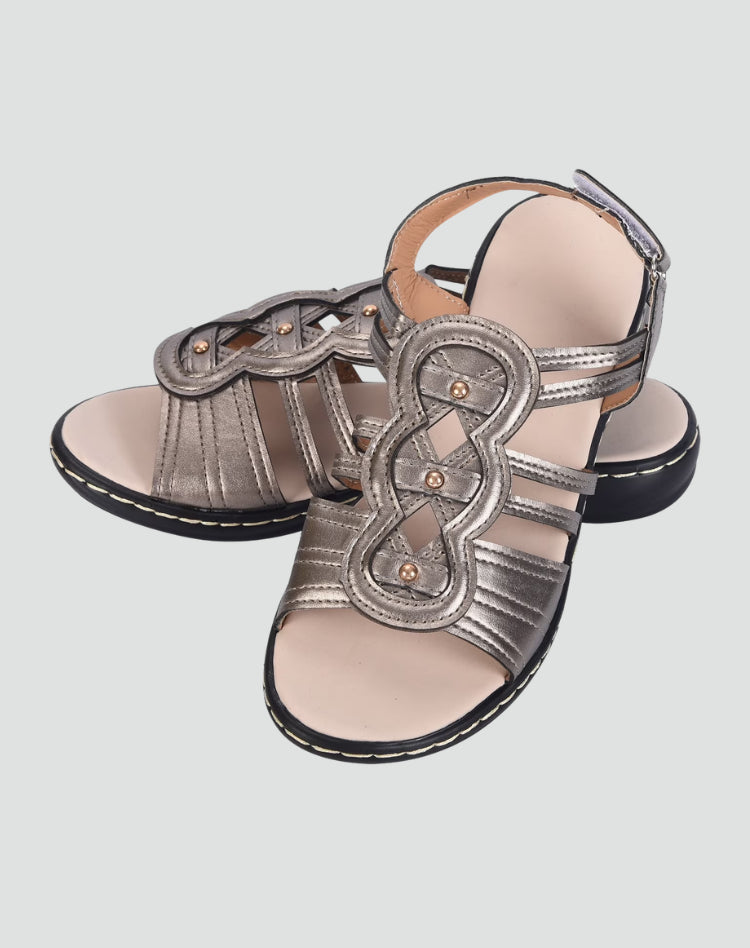 Lucy | Hook-and-Loop Sandals – Cushioned Footbed Sole