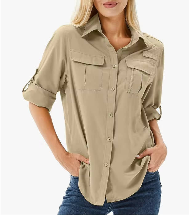 Aria | Long-Sleeve Hiking Shirt – UPF 50 for Outdoor Wear