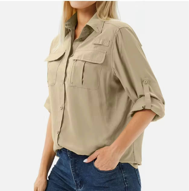Aria | Long-Sleeve Hiking Shirt – UPF 50 for Outdoor Wear
