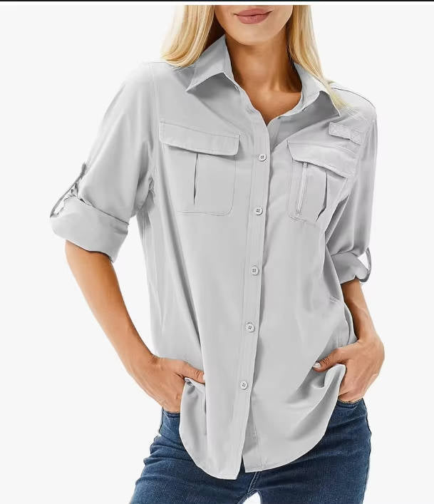 Aria | Long-Sleeve Hiking Shirt – UPF 50 for Outdoor Wear