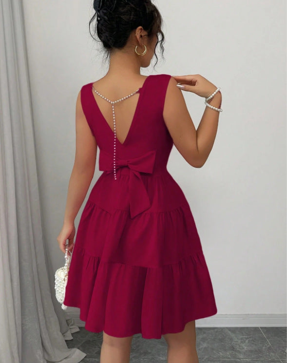 Tatiana | Mini Dress – Butter with Layered Skirt