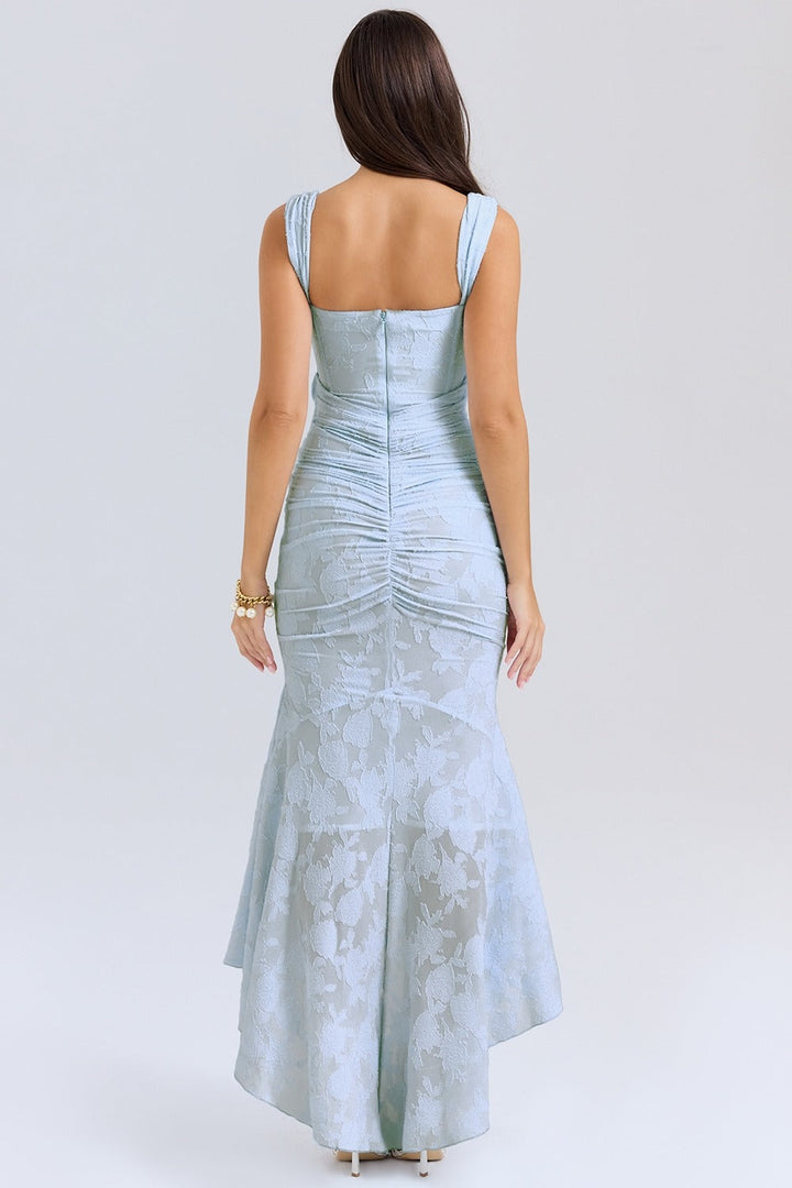 Yara | Sleeveless Lace Maxi Dress – Sculpting