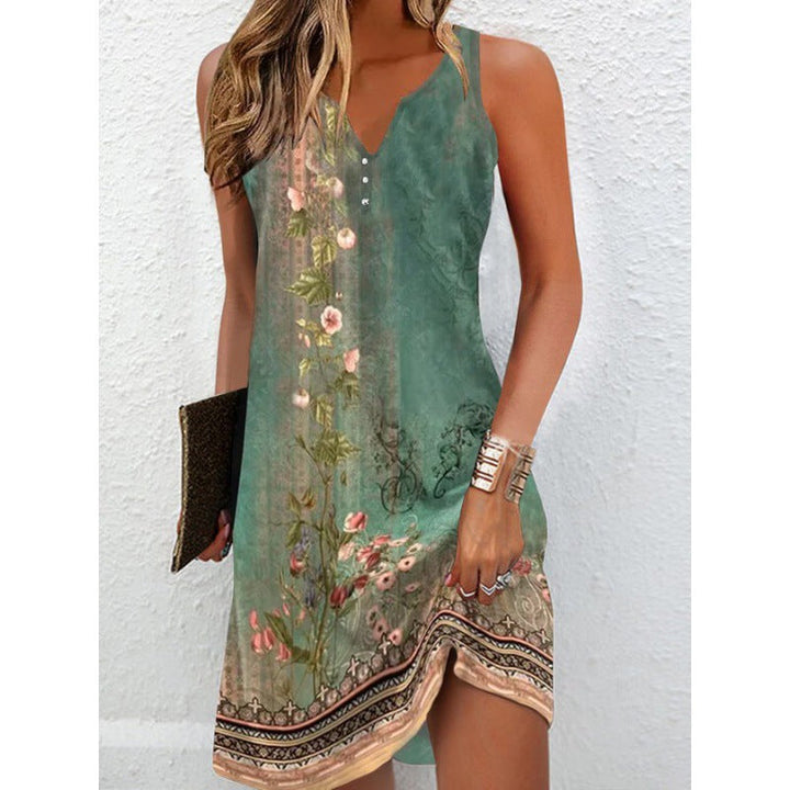 Klara | Sleeveless Mini Dress – Comfortable Relaxed Fit