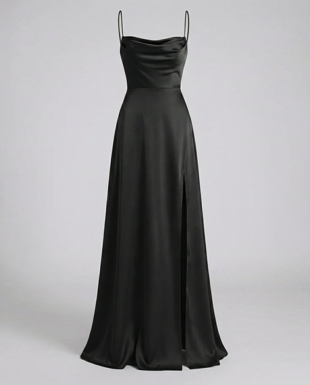 Paloma | Slip Maxi Dress – Draped with High Split