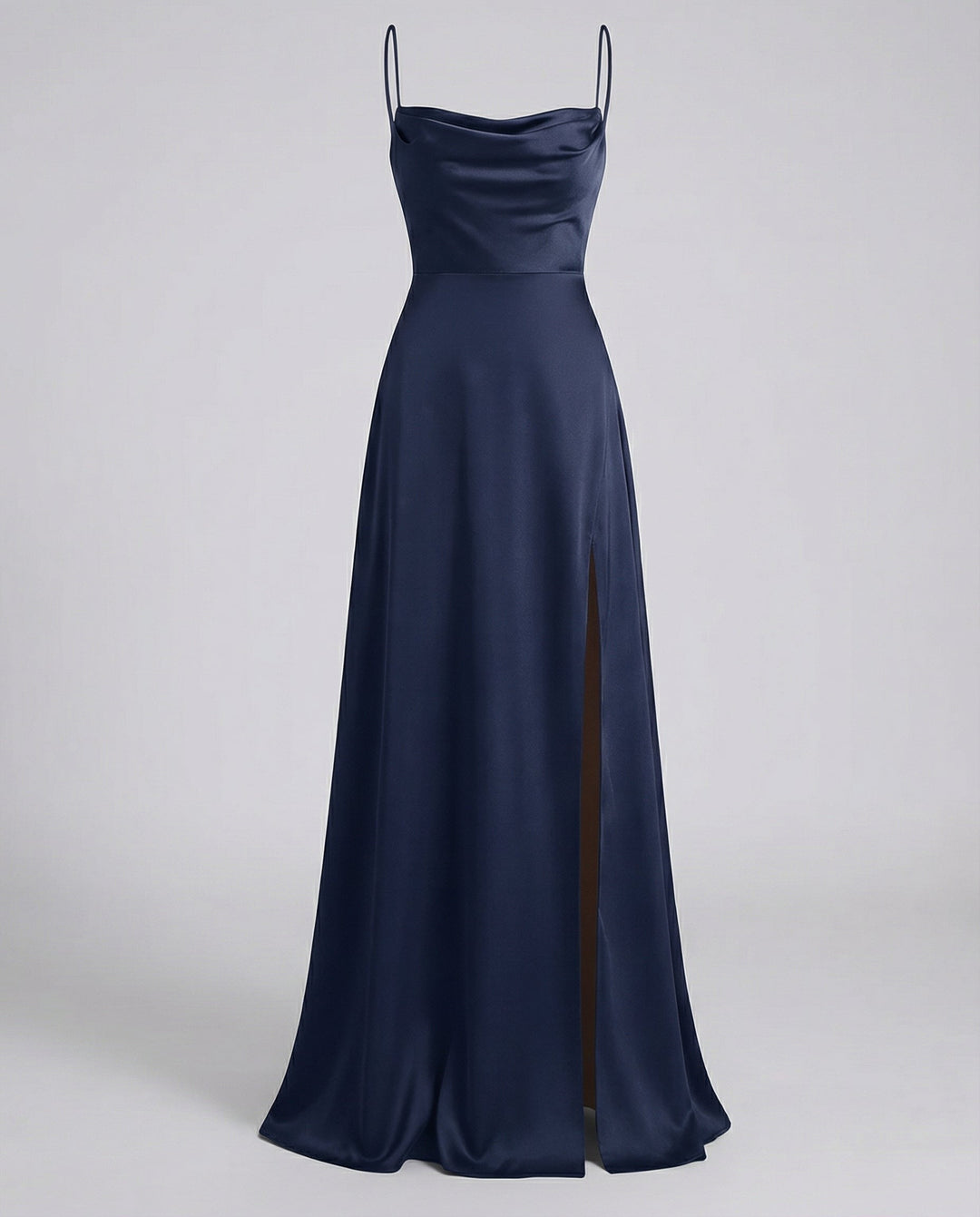 Paloma | Slip Maxi Dress – Draped with High Split