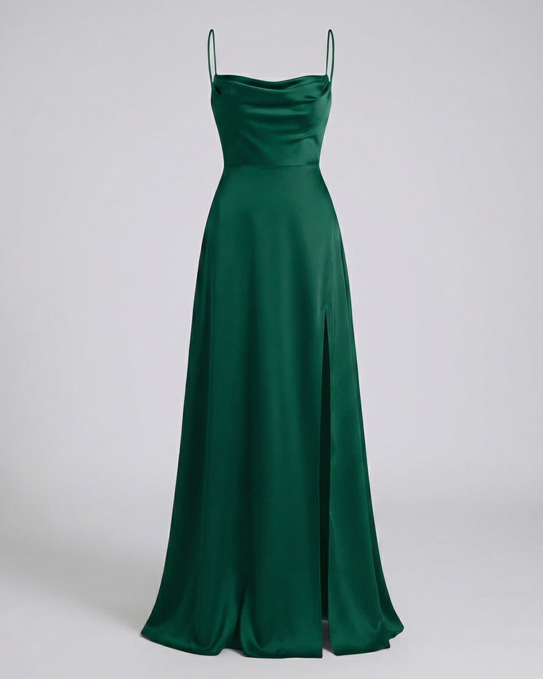 Paloma | Slip Maxi Dress – Draped with High Split