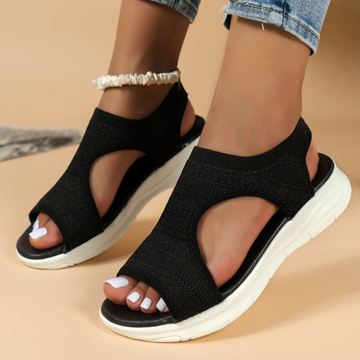 Zara | Sport Sandals – Knit Straps with Cushioned Footbed