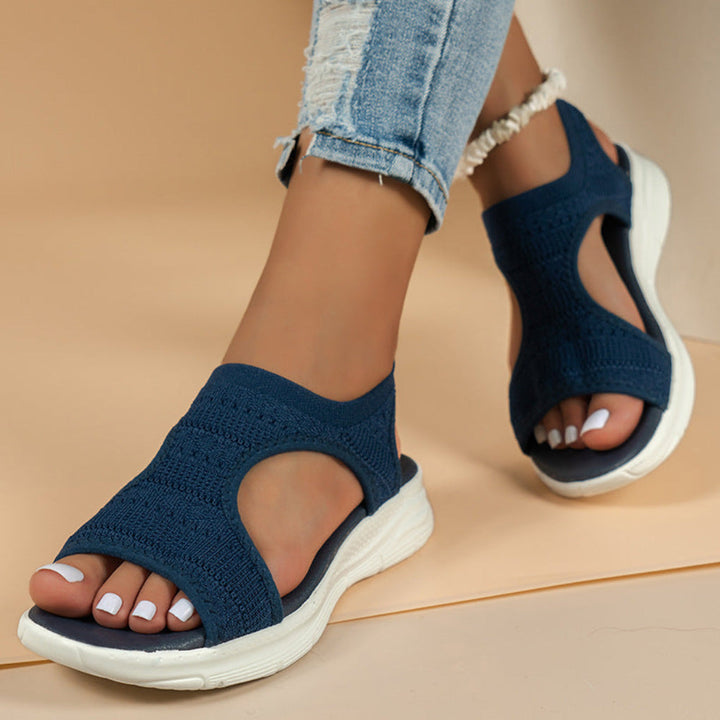 Zara | Sport Sandals – Knit Straps with Cushioned Footbed