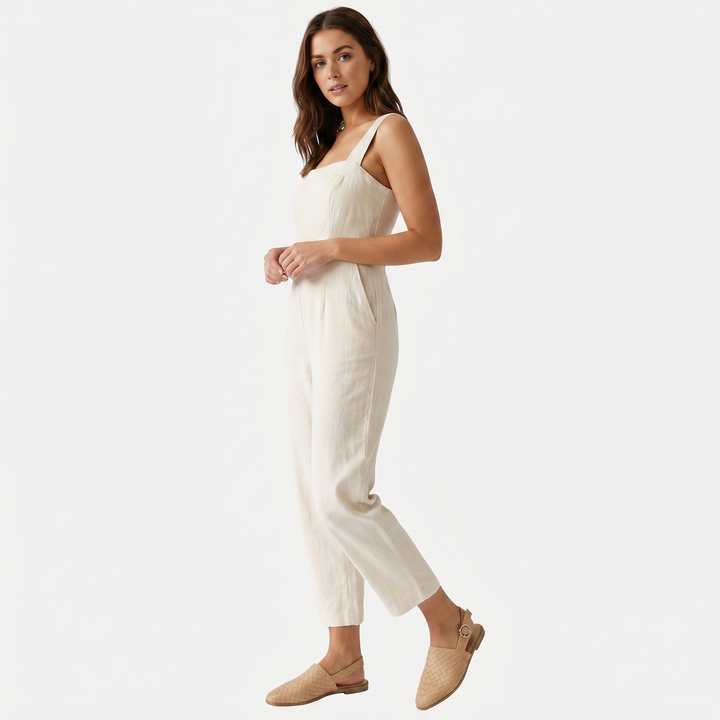 Sara | Woven Slingback Flats with Adjustable Strap