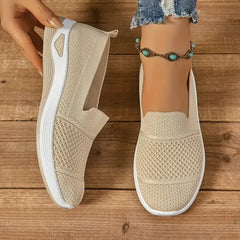 Azalea orthopedic slip-on sneakers in Beige by Cévora London