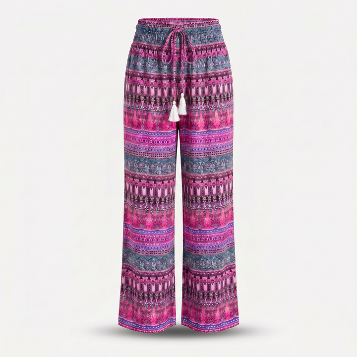 Sofia | Bohemian Summer Pants with Elasticated Waist