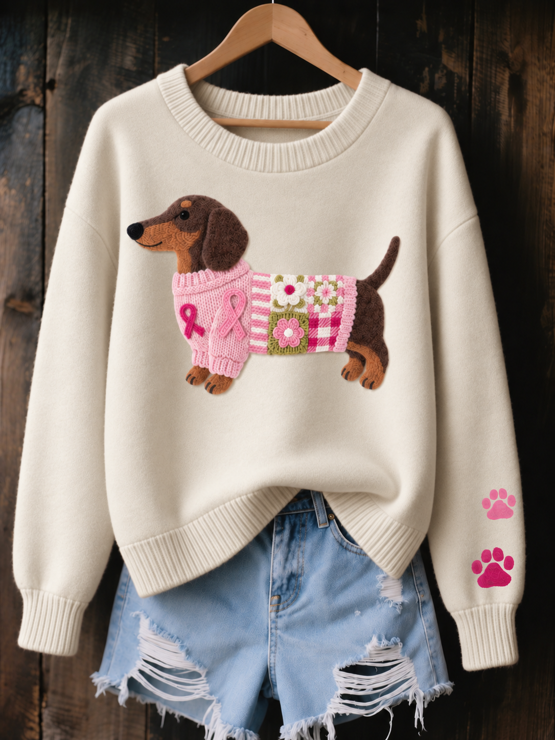 Myron | Dachshund Knit Sweater