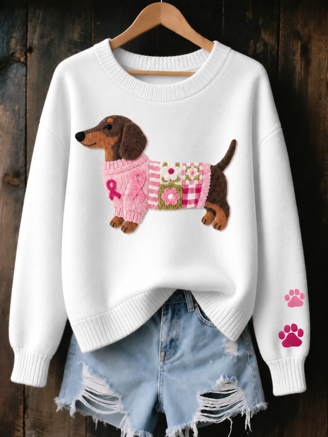 Myron | Dachshund Knit Sweater