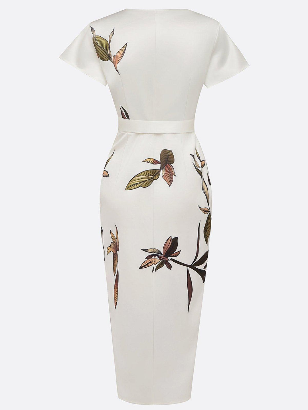 Amelia | Elegant Wrap Dress – Flattering V-Neck Style