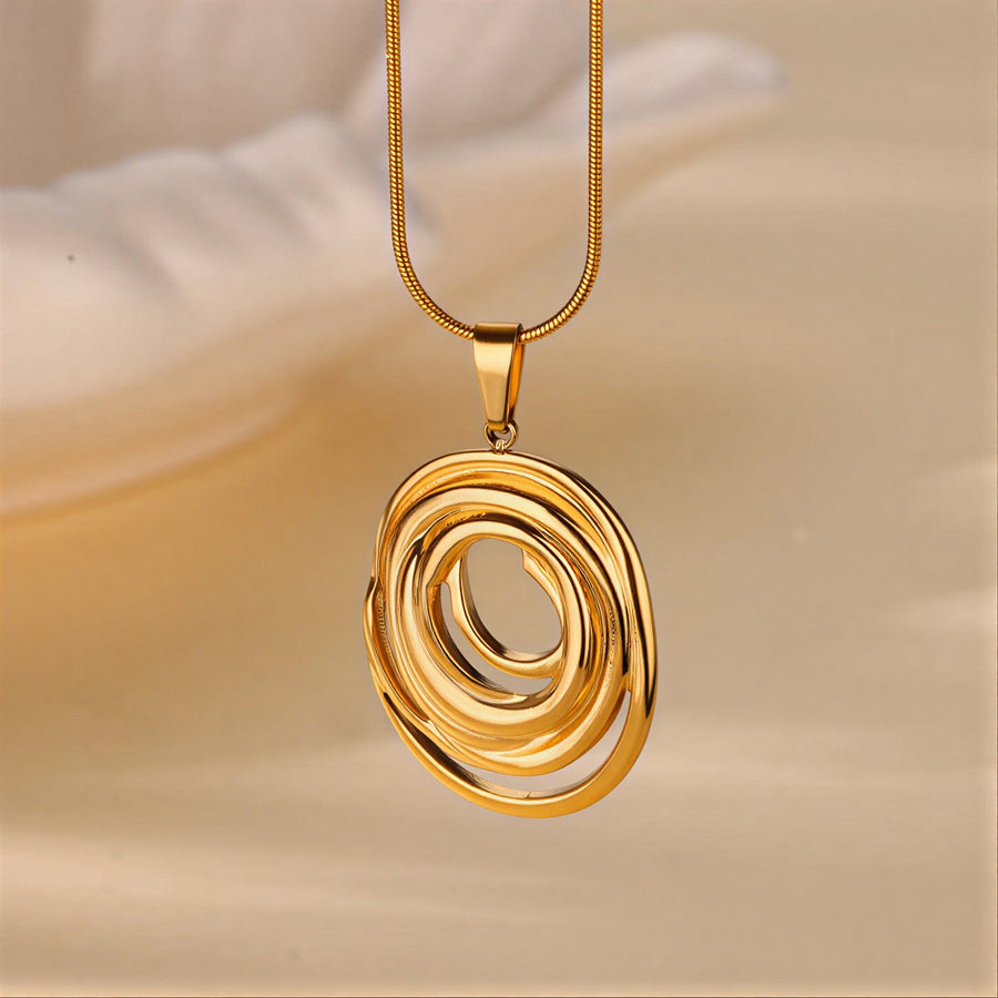 Oval Pendant Necklace