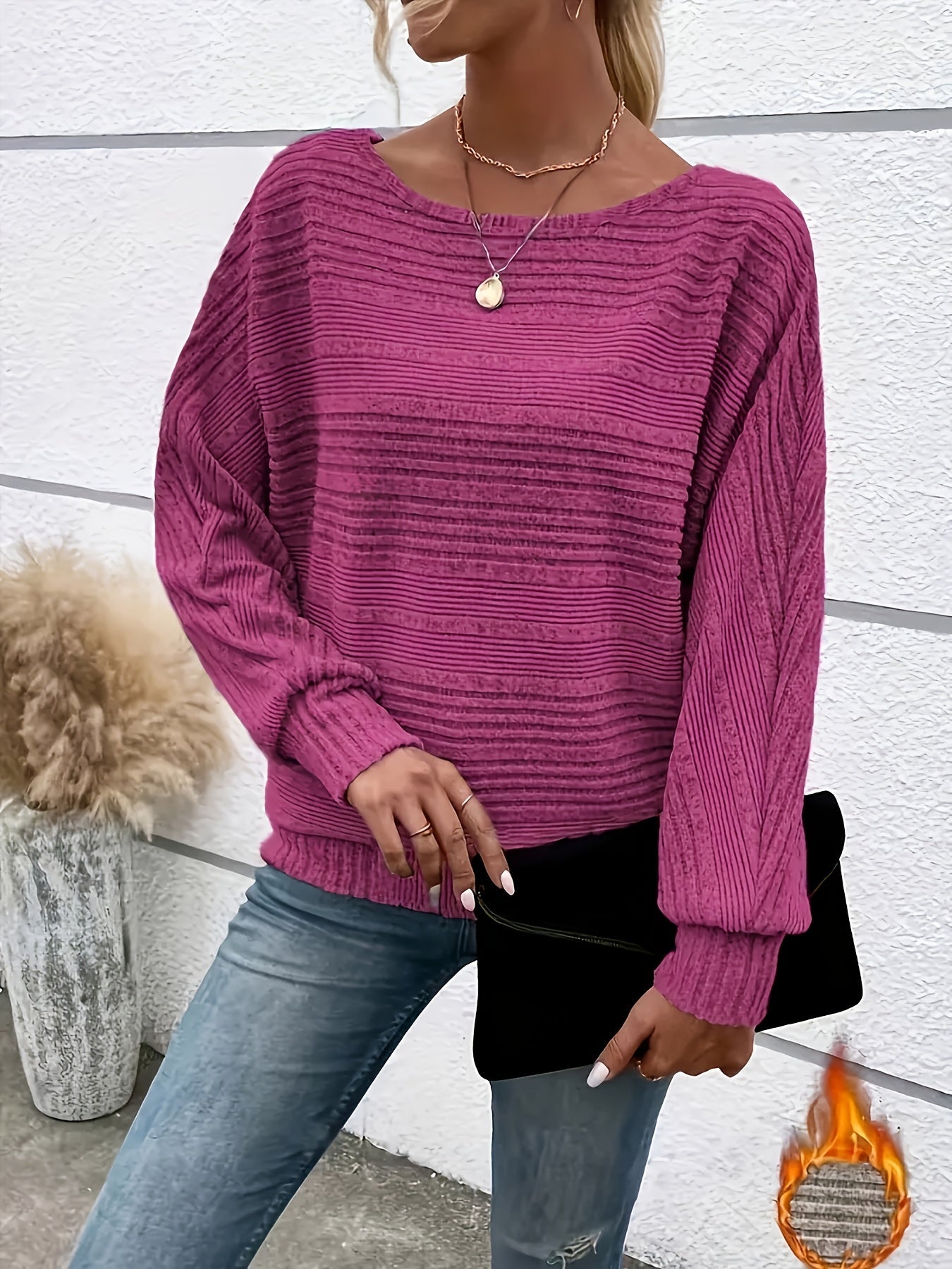 Clara | Long-Sleeve Round Neck Top