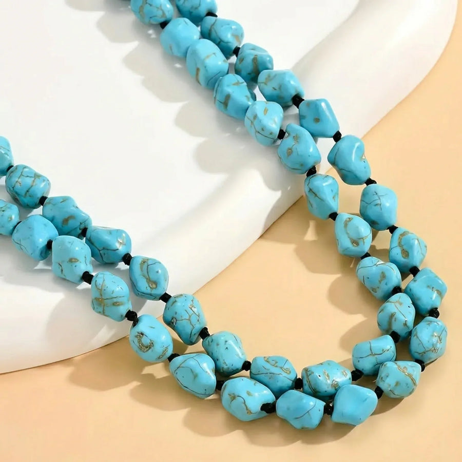 Vintage Double Turquoise Necklace