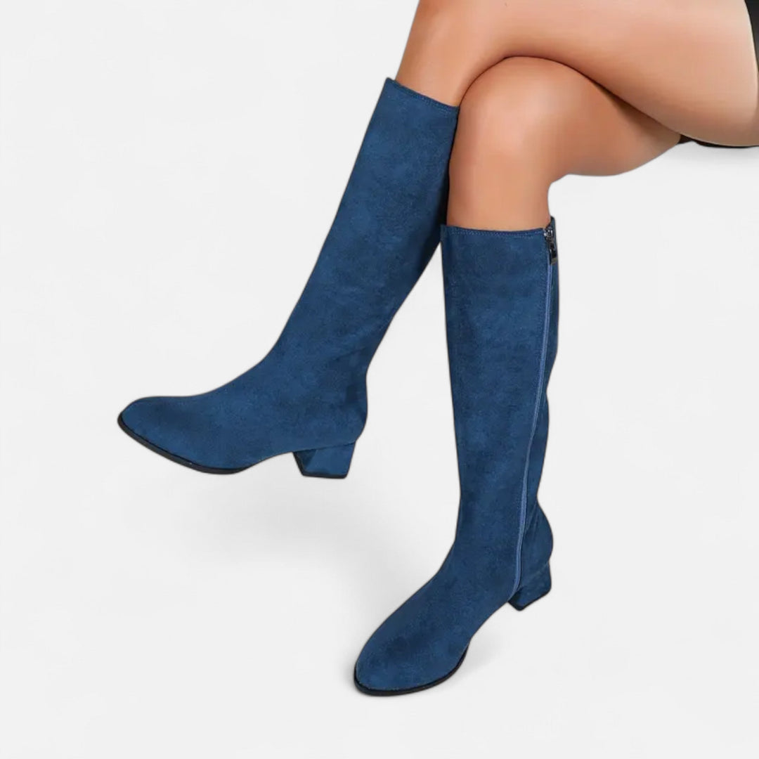 Gemma | Skinny Zipper Boots