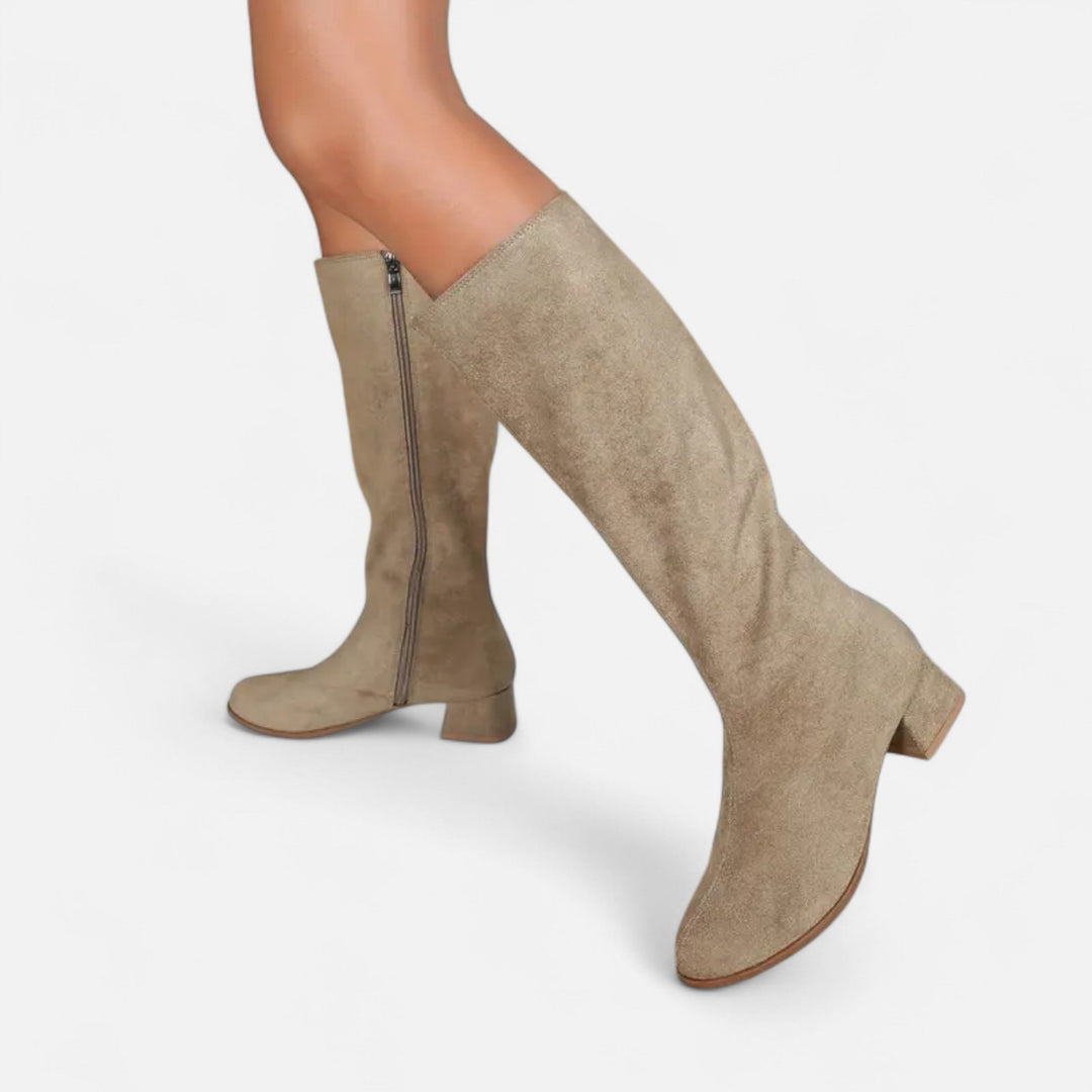 Gemma | Skinny Zipper Boots