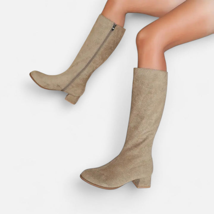 Gemma | Skinny Zipper Boots