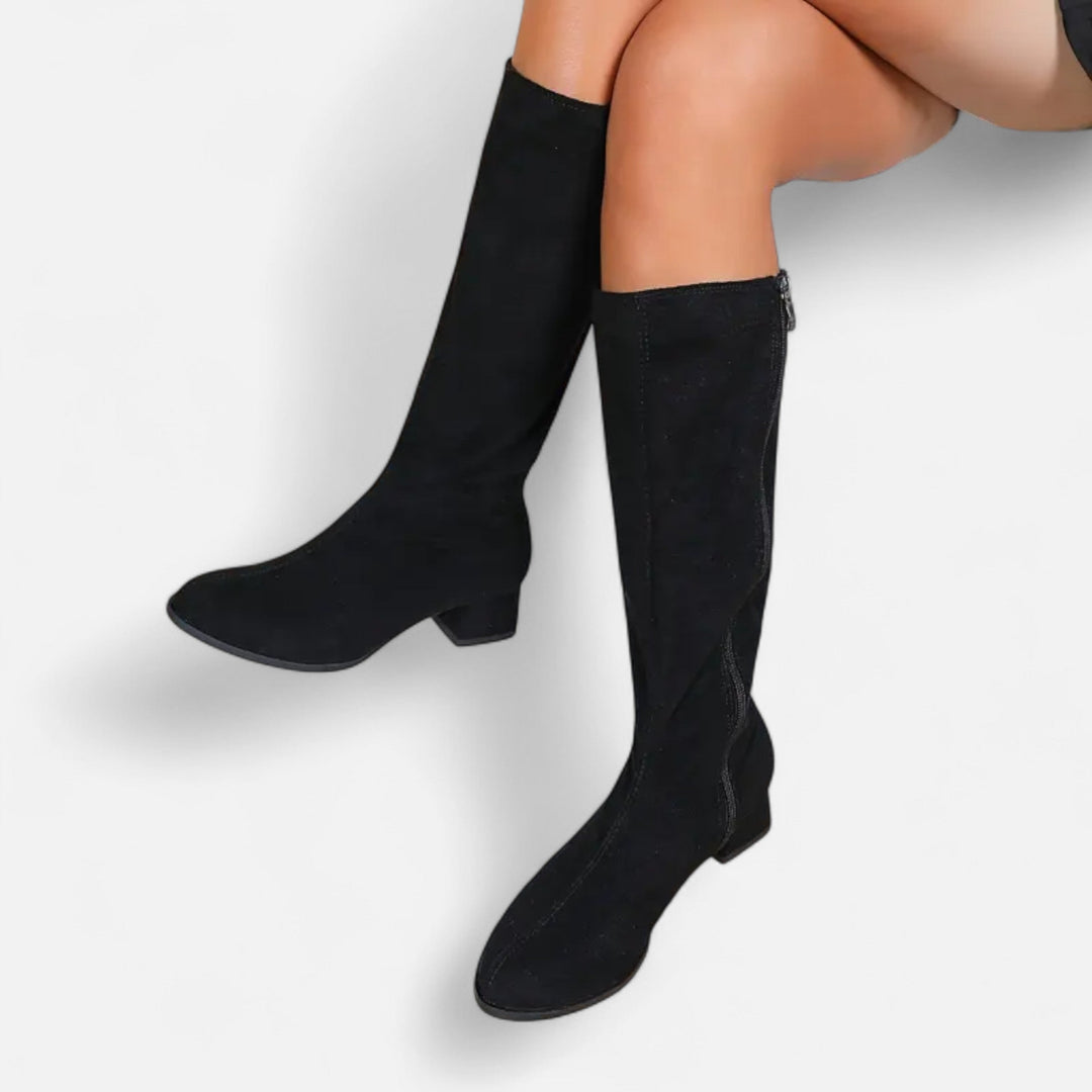 Gemma | Skinny Zipper Boots