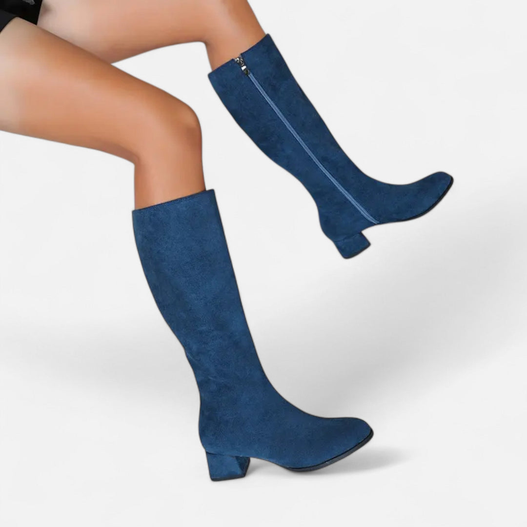 Gemma | Skinny Zipper Boots