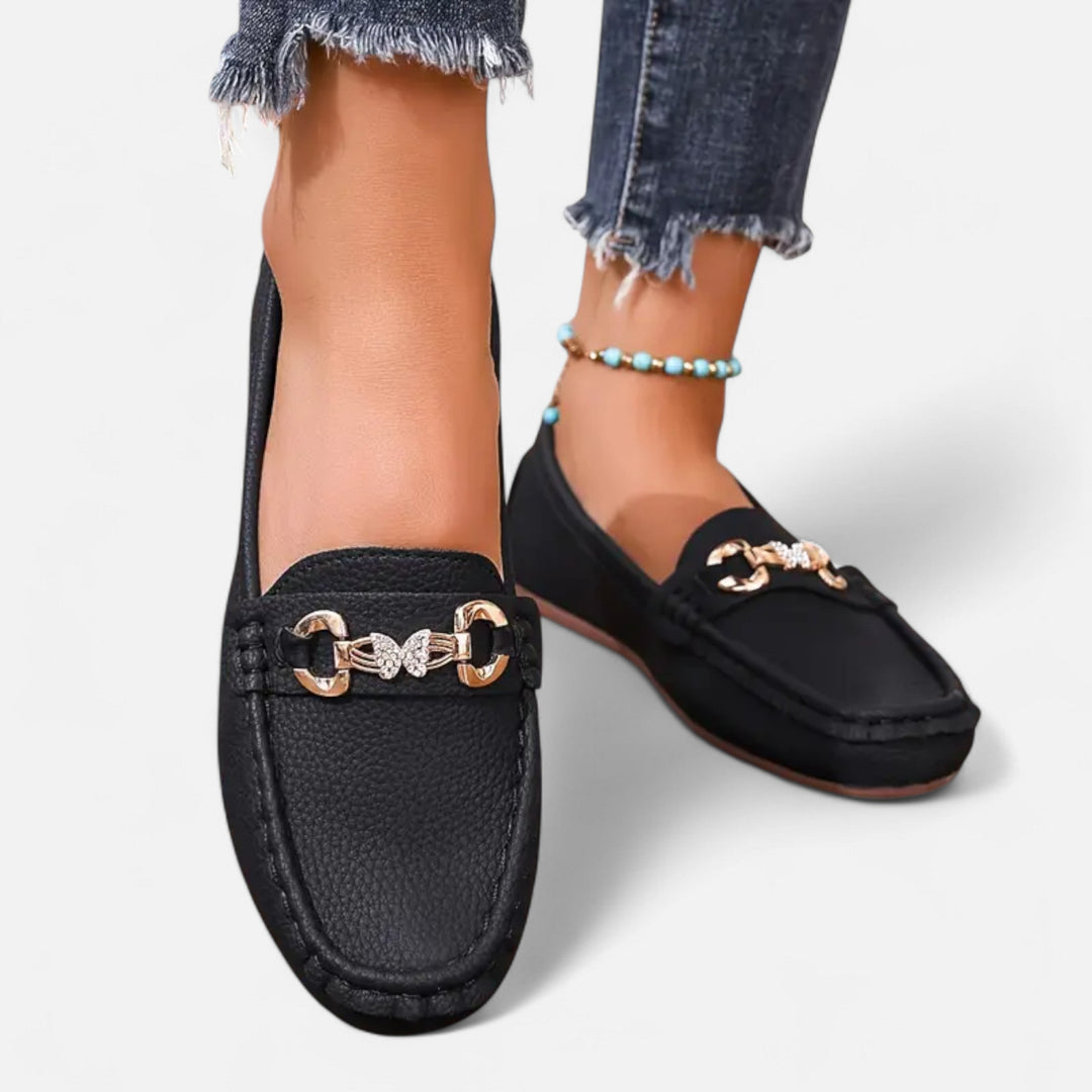 Marlowe | Diamond Butterfly Strap Shoes